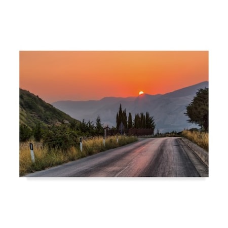 Giuseppe Torre 'End Of Day Sunset' Canvas Art,30x47